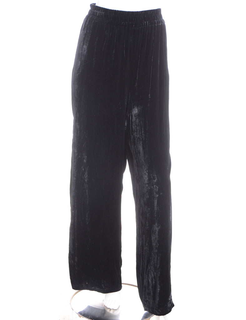 Beyond Retro Label Label Split Side Velvet Trousers