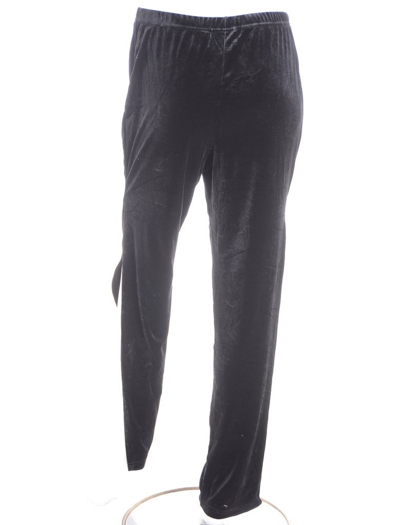 Beyond Retro Label Label Split Side Velvet Trousers