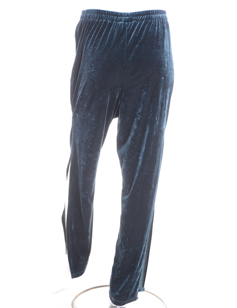 Beyond Retro Label Label Split Side Velvet Trousers