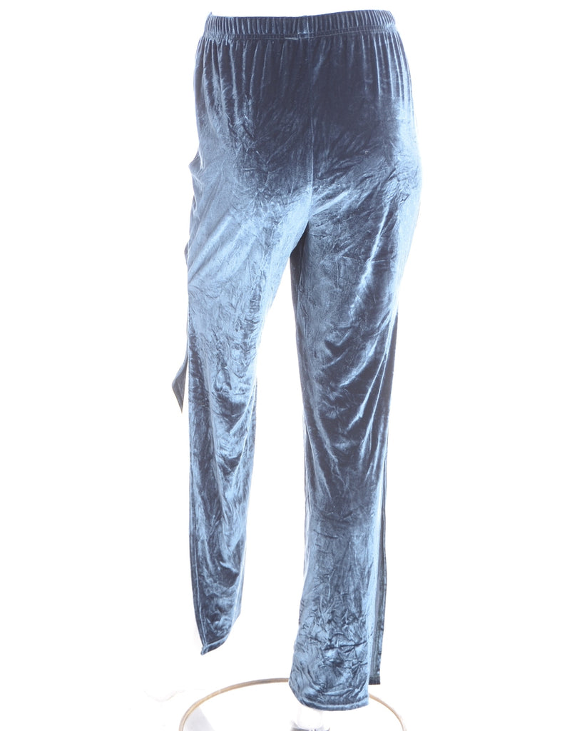 Beyond Retro Label Label Split Side Velvet Trousers