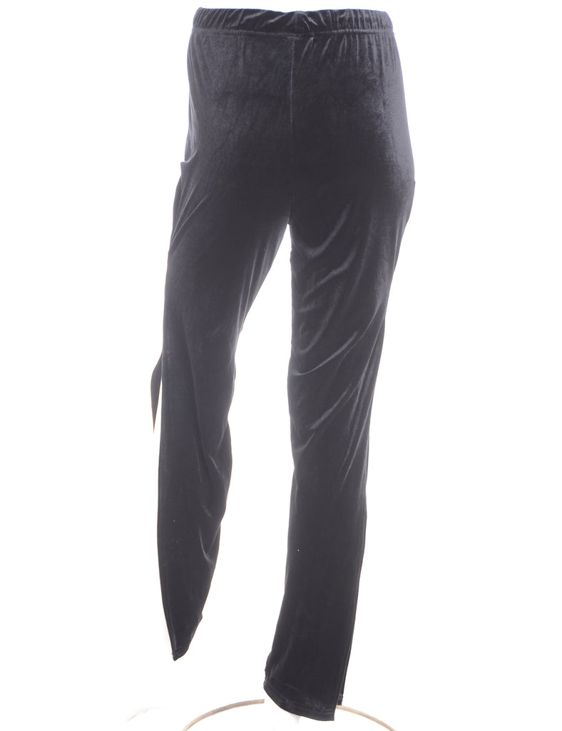 Beyond Retro Label Label Split Side Velvet Trousers