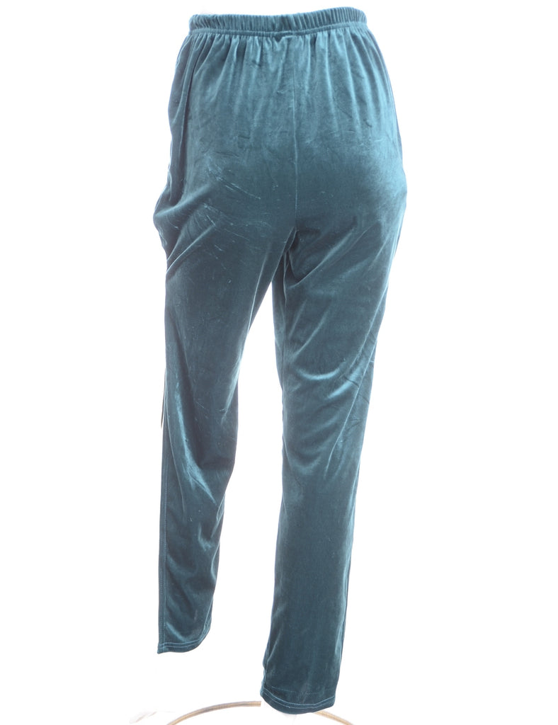 Beyond Retro Label Label Split Side Velvet Trousers