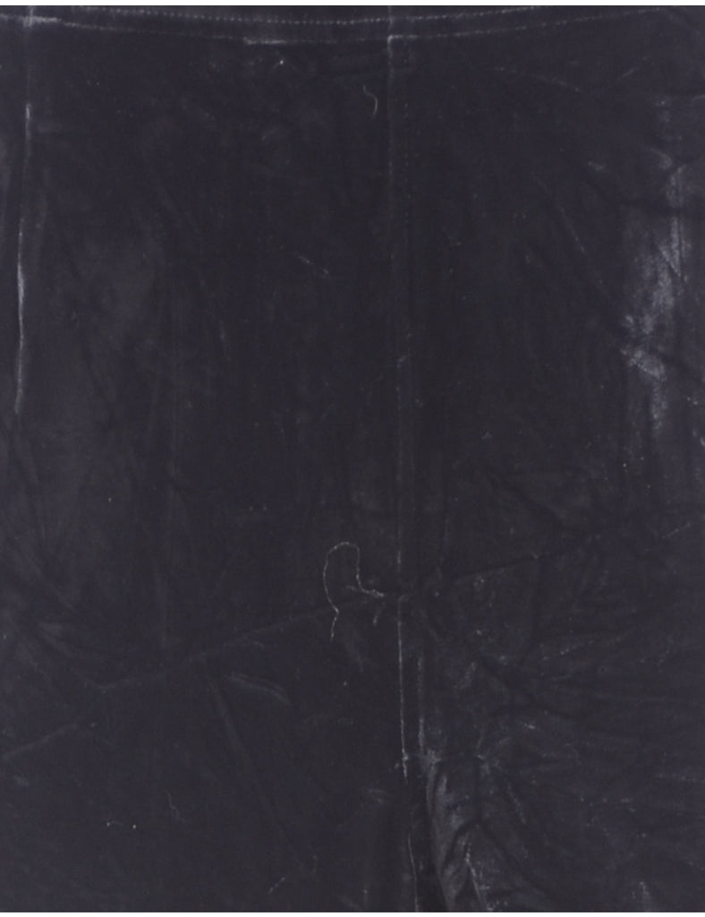 Beyond Retro Label Label Split Side Velvet Trousers