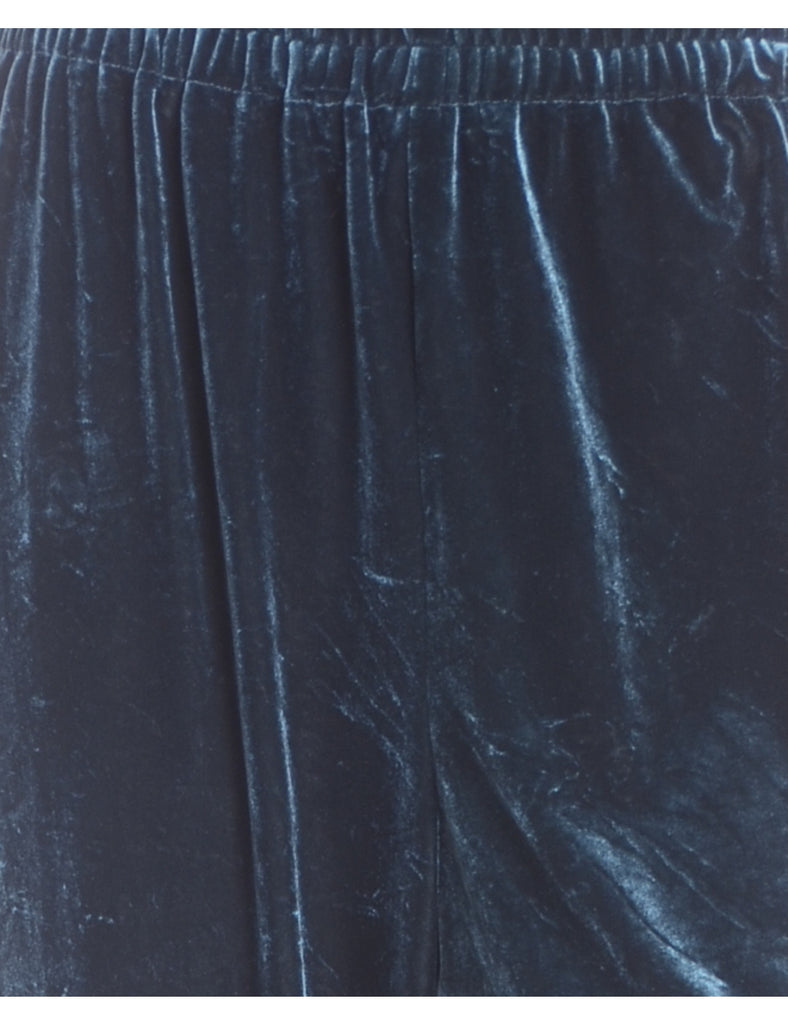 Beyond Retro Label Label Split Side Velvet Trousers