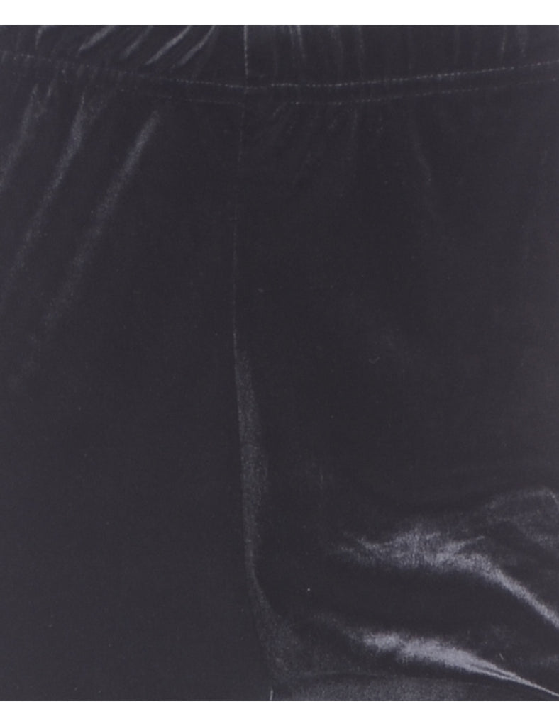 Beyond Retro Label Label Split Side Velvet Trousers