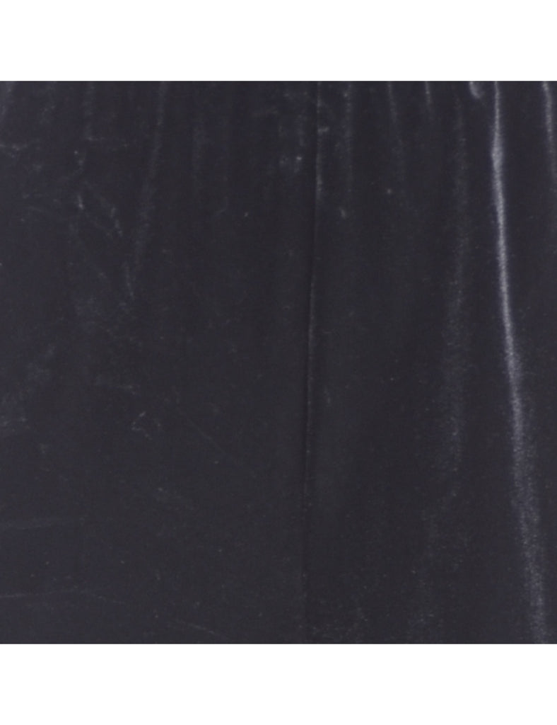 Beyond Retro Label Label Split Side Velvet Trousers