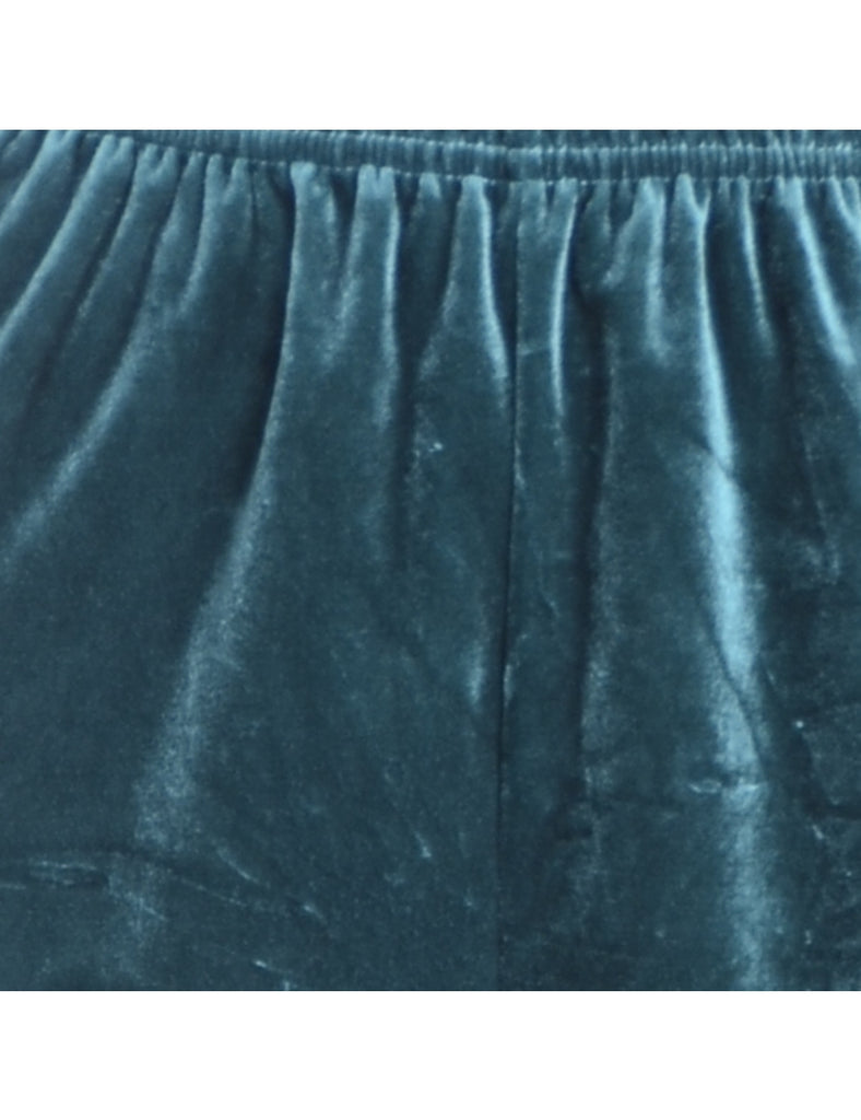 Beyond Retro Label Label Split Side Velvet Trousers
