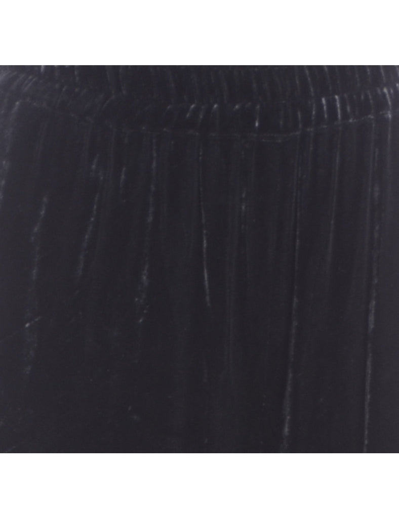 Beyond Retro Label Label Split Side Velvet Trousers