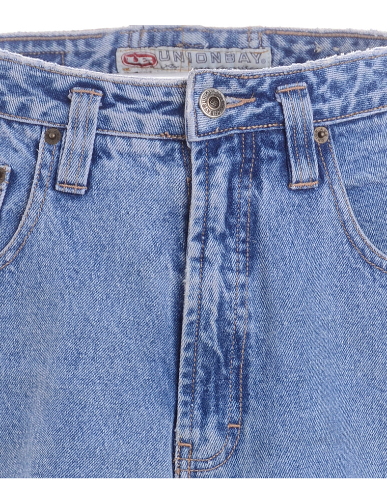 Beyond Retro Label Label Steph Branded Stripe Denim Skirt