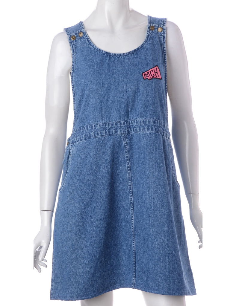 Beyond Retro Label Label Stone Wash B*TCH Dress