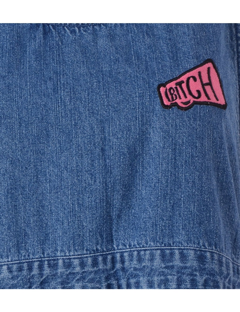 Beyond Retro Label Label Stone Wash B*TCH Dress