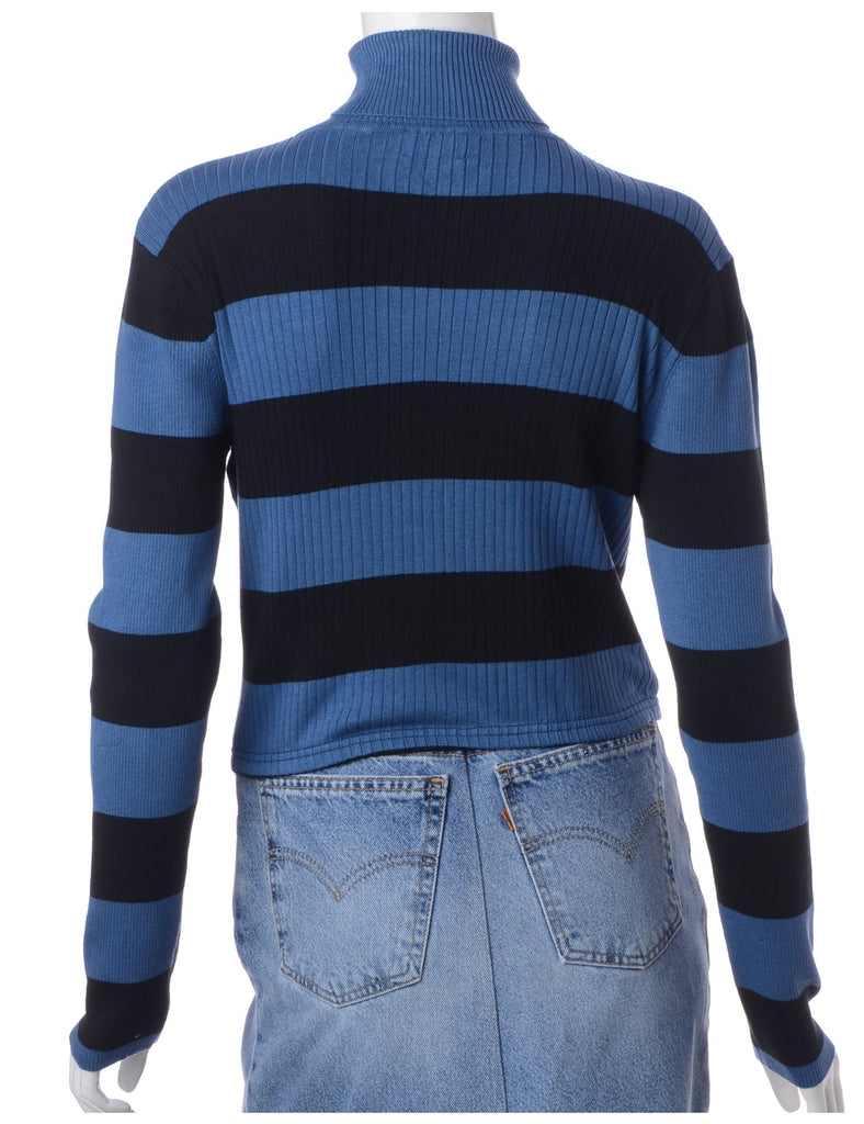 Beyond Retro Label Label Striped Cropped Ribbed Knit