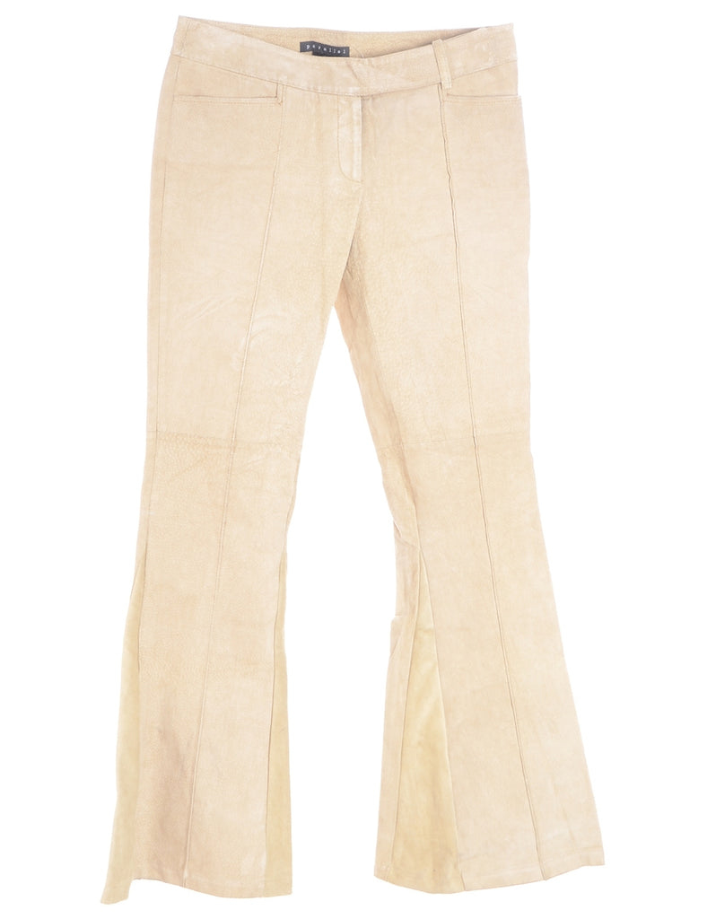 Beyond Retro Label Label Suede Cali Bootcut Trousers