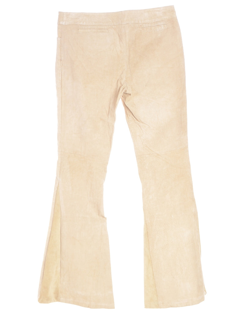 Beyond Retro Label Label Suede Cali Bootcut Trousers