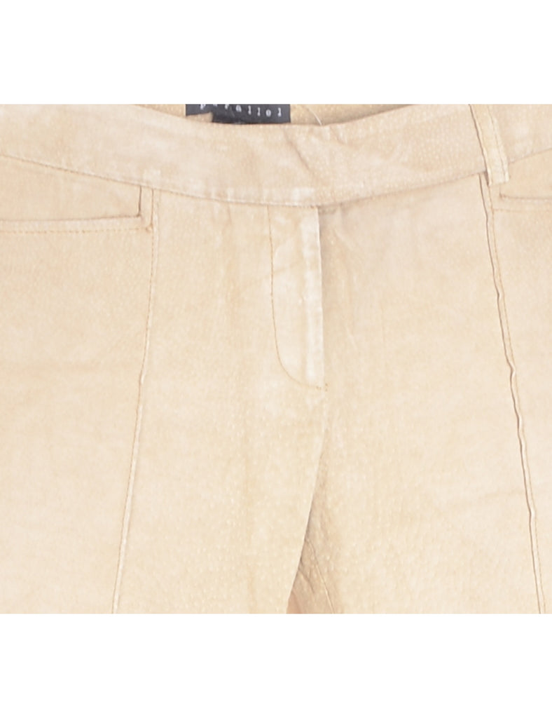 Beyond Retro Label Label Suede Cali Bootcut Trousers