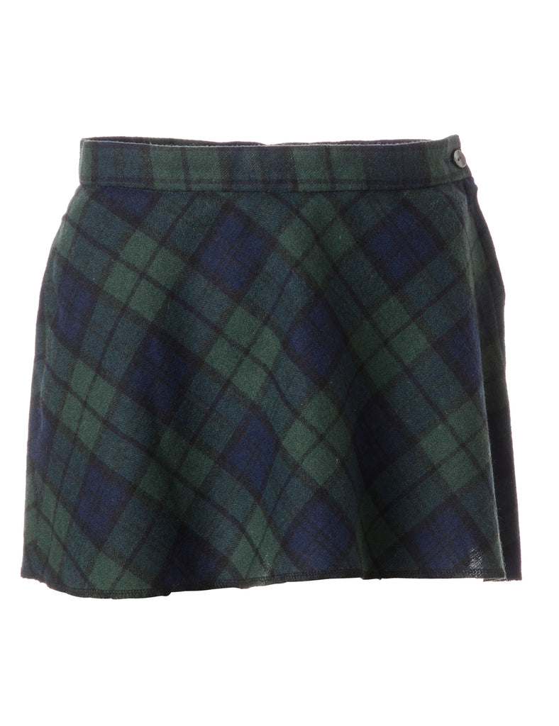 Beyond Retro Label Label Super Short Tartan Skirt