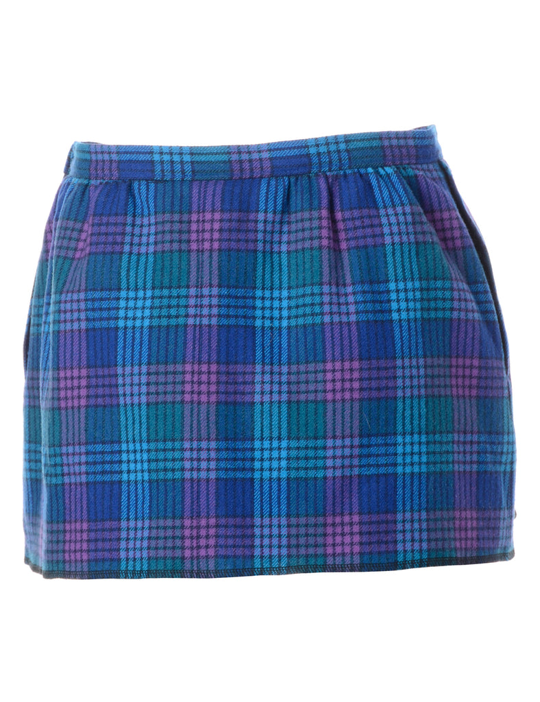 Beyond Retro Label Label Super Short Tartan Skirt