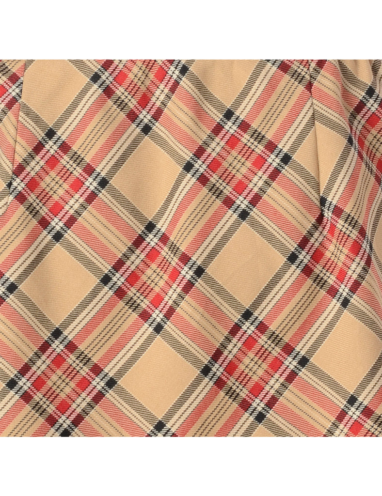 Beyond Retro Label Label Super Short Tartan Skirt