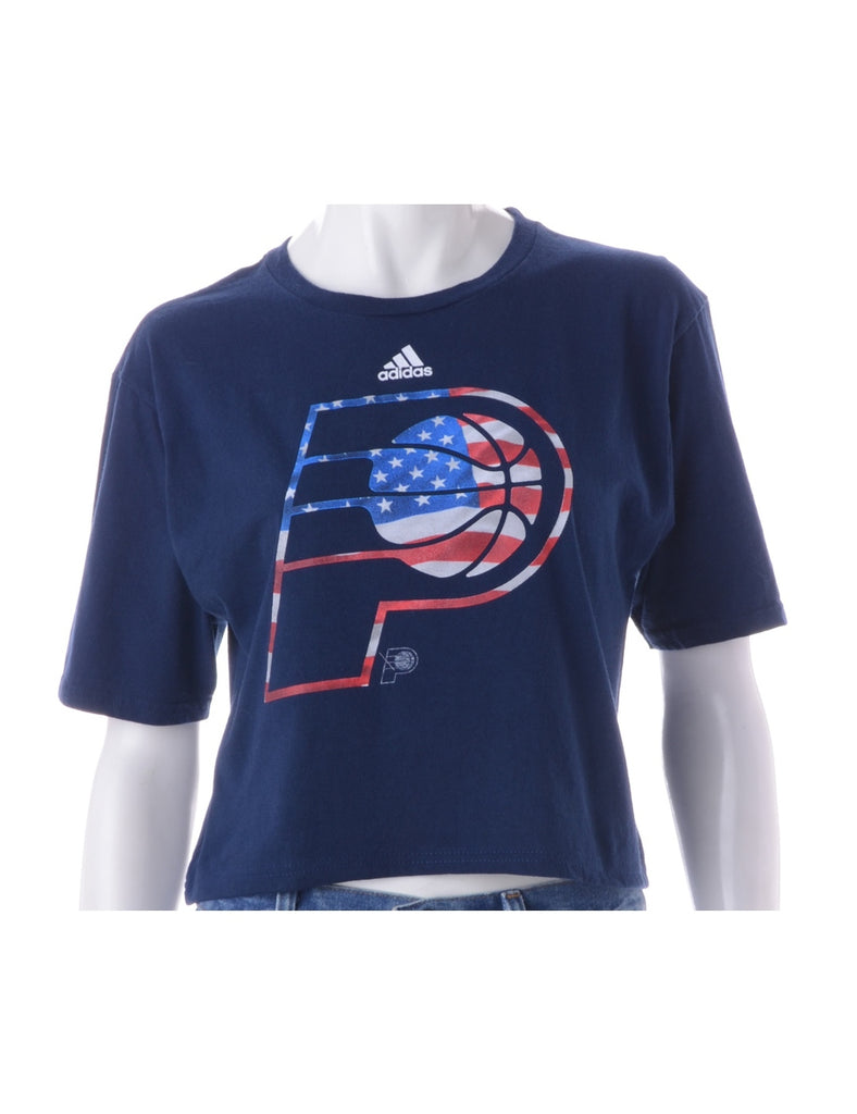 Beyond Retro Label Label Suzie Cropped Sports T-shirt