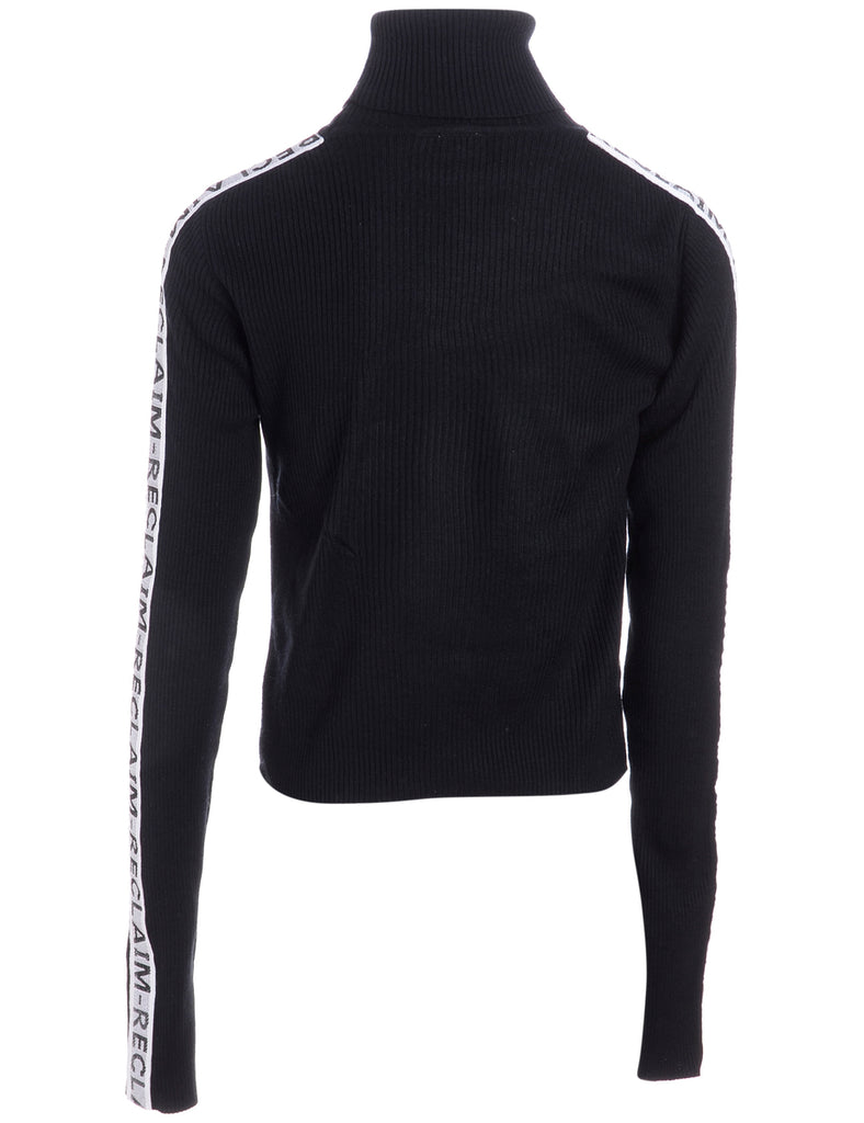 Beyond Retro Label Label Tanya Tape Sleeve Roll Neck Jumper