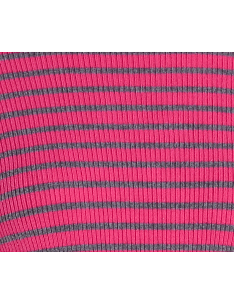 Beyond Retro Label Label Tanya Tape Sleeve Roll Neck Jumper