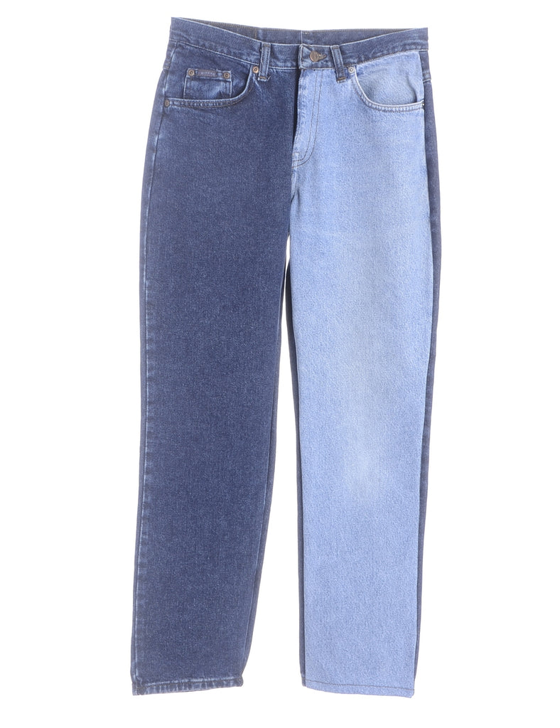 Beyond Retro Label Label Tapered Colour Block Jeans