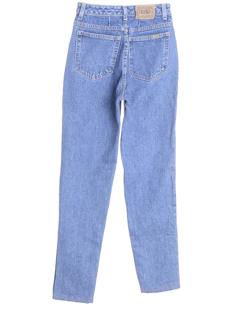 Beyond Retro Label Label Tapered Colour Block Jeans