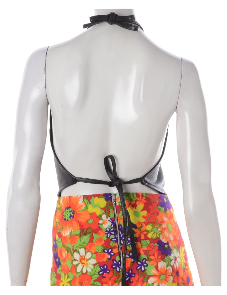 Beyond Retro Label Label Tina Pointed Leather Halter Top