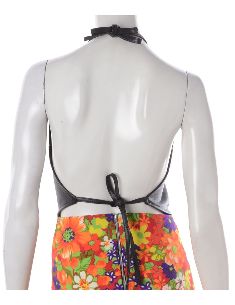 Beyond Retro Label Label Tina Pointed Leather Halter Top