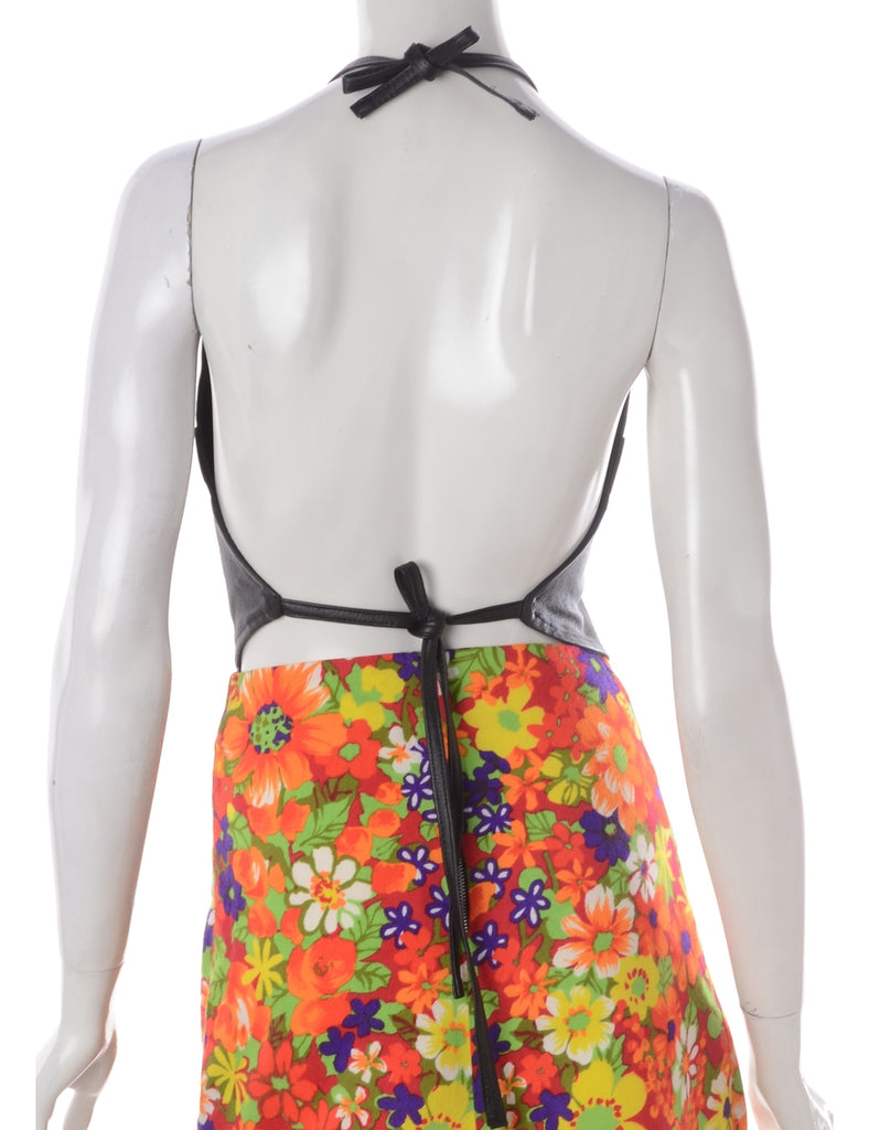 Beyond Retro Label Label Tina Pointed Leather Halter Top
