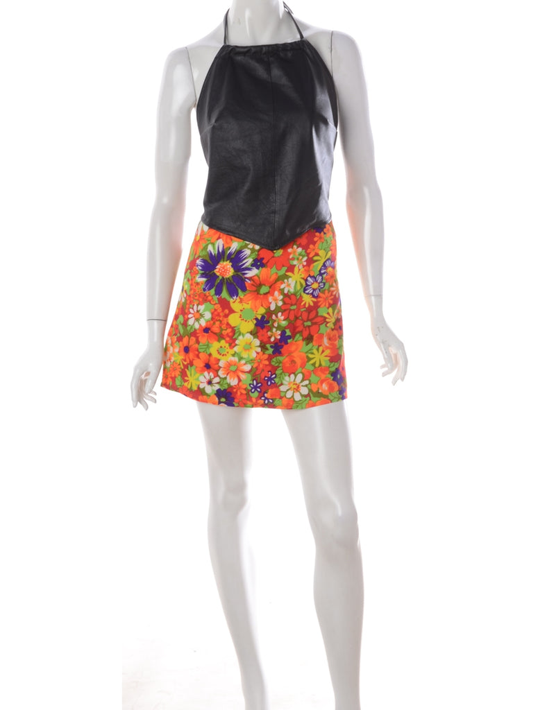 Beyond Retro Label Label Tina Pointed Leather Halter Top