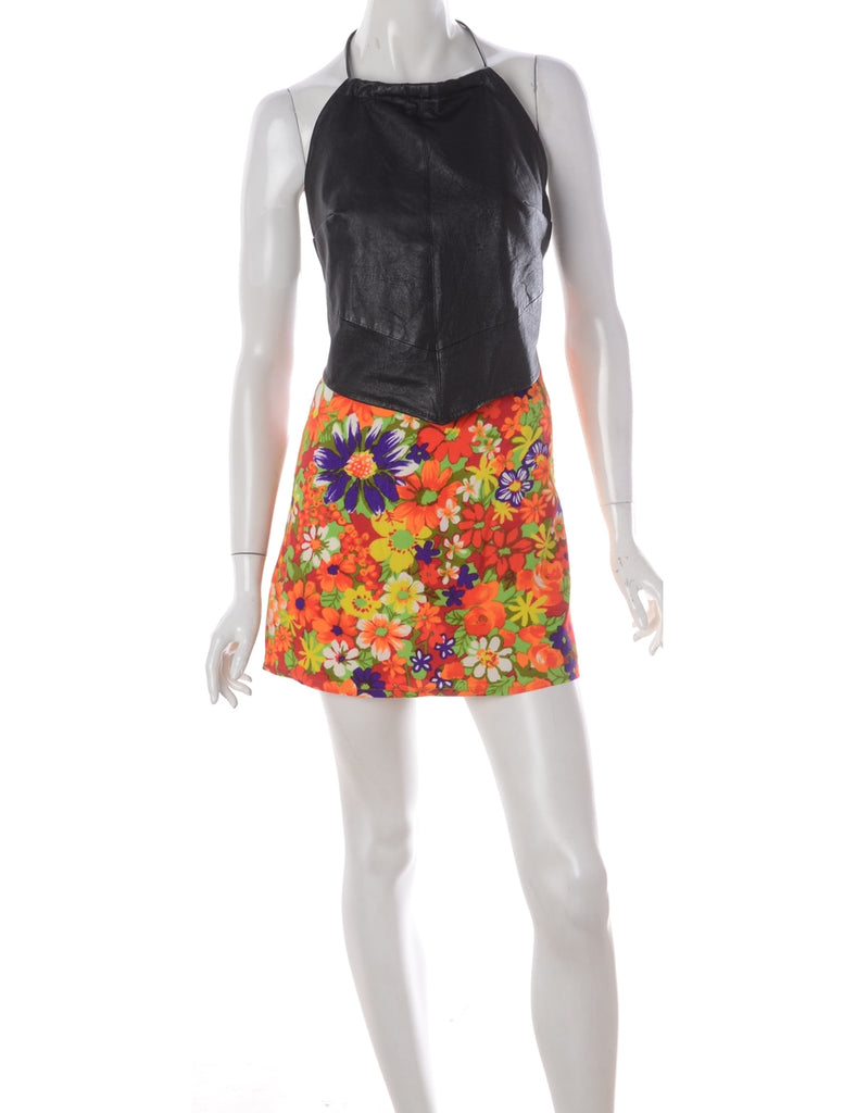 Beyond Retro Label Label Tina Pointed Leather Halter Top