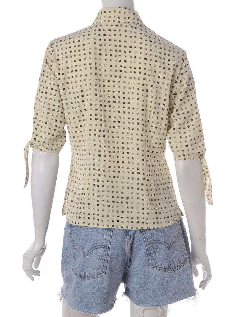 Beyond Retro Label Label Tina Tie Sleeve Blouse