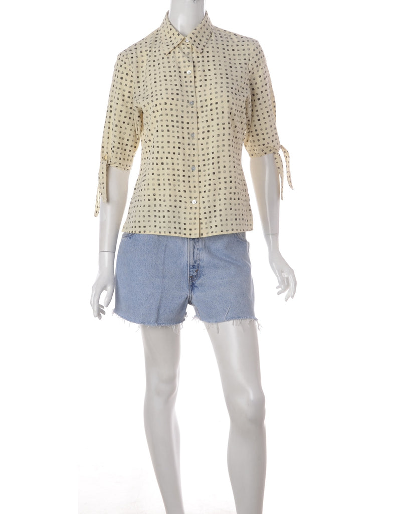 Beyond Retro Label Label Tina Tie Sleeve Blouse