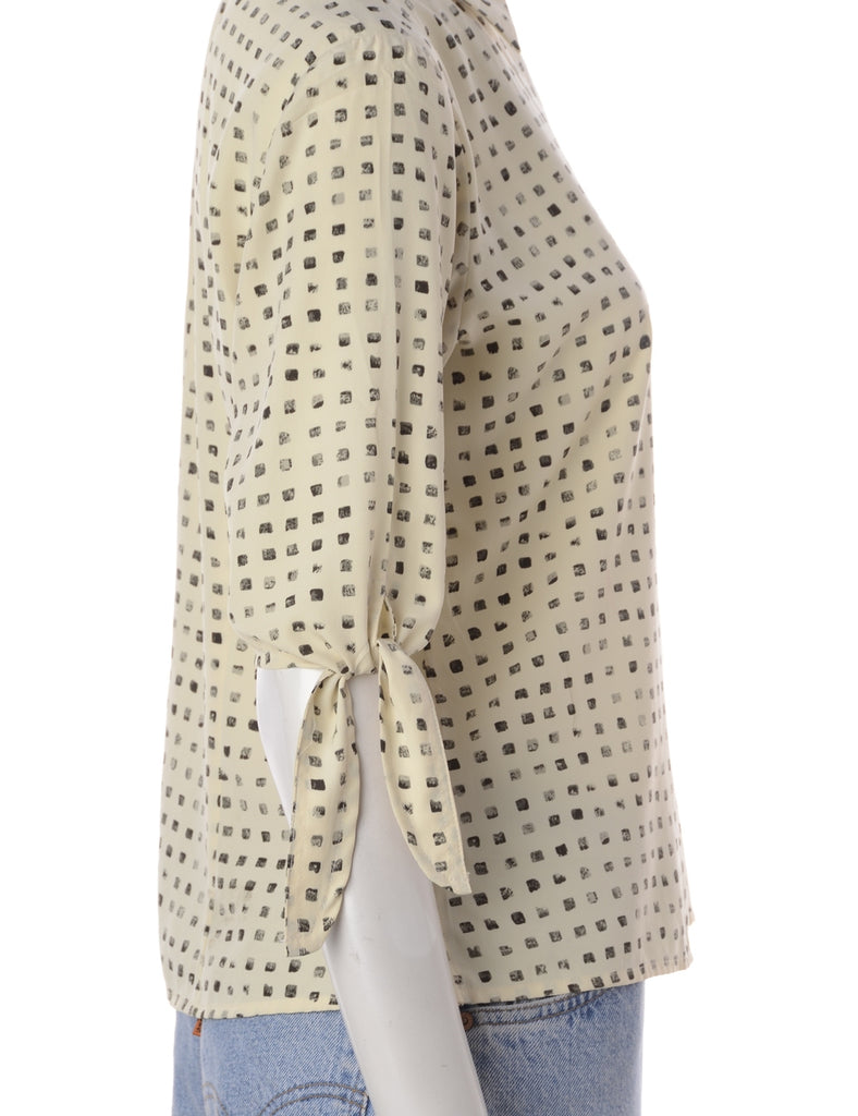Beyond Retro Label Label Tina Tie Sleeve Blouse
