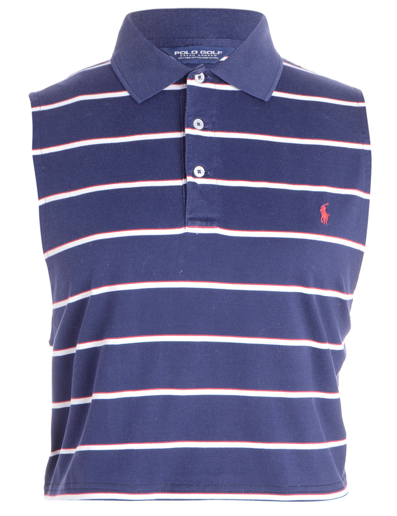 Beyond Retro Label Label Upcycled Ralph Lauren Eva Polo Vest