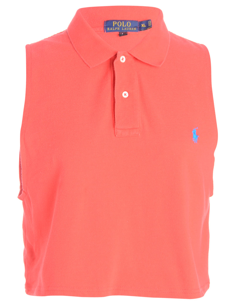 Beyond Retro Label Label Upcycled Ralph Lauren Eva Polo Vest