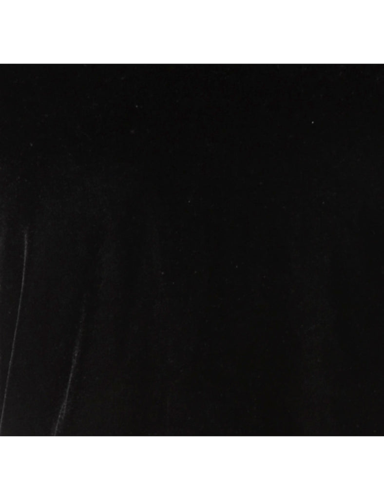 Beyond Retro Label Label Velvet Low Back Crop Top