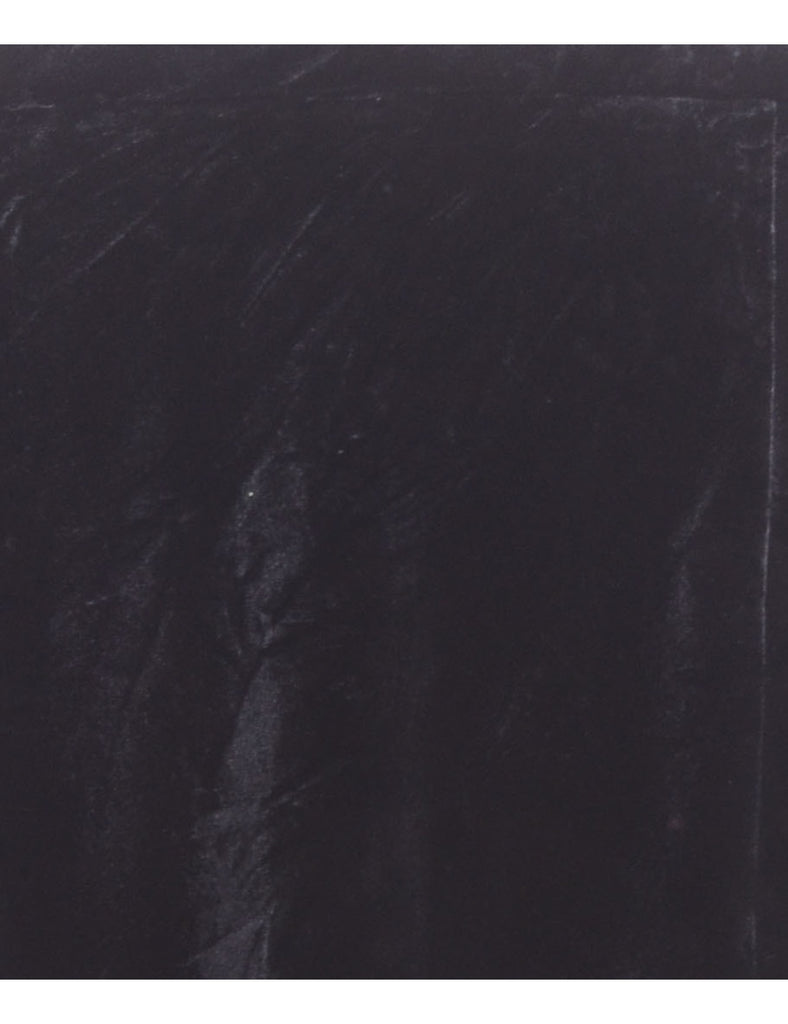 Beyond Retro Label Label Velvet Mini Skirt