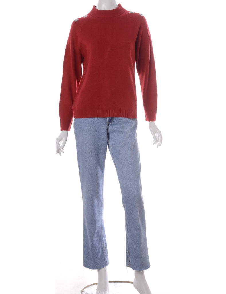 Beyond Retro Label Label Vivienne Turtleneck With Eyelets