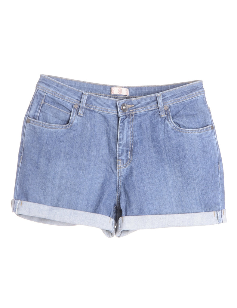 Beyond Retro Label Label Willow Rolled Hem Denim Shorts