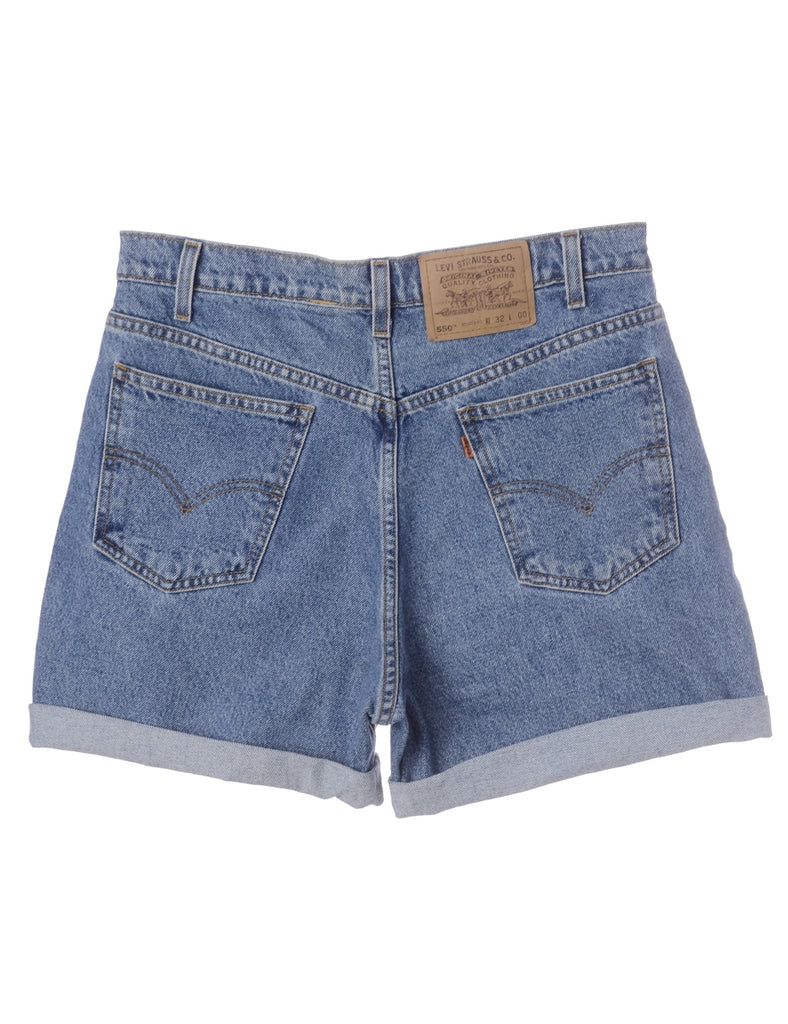 Beyond Retro Label Label Willow Rolled Hem Denim Shorts