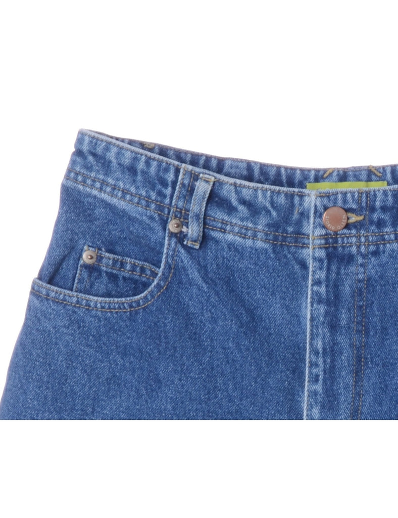 Beyond Retro Label Label Willow Rolled Hem Denim Shorts