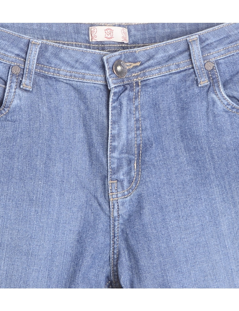 Beyond Retro Label Label Willow Rolled Hem Denim Shorts