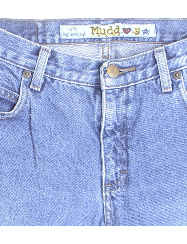 Beyond Retro Label Label Willow Rolled Hem Denim Shorts
