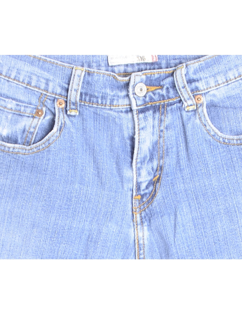 Beyond Retro Label Label Willow Rolled Hem Denim Shorts