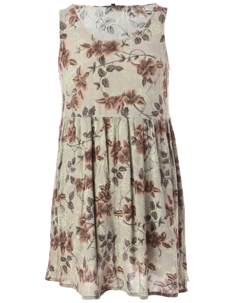 Beyond Retro Label Reowrked Floral Short Dress