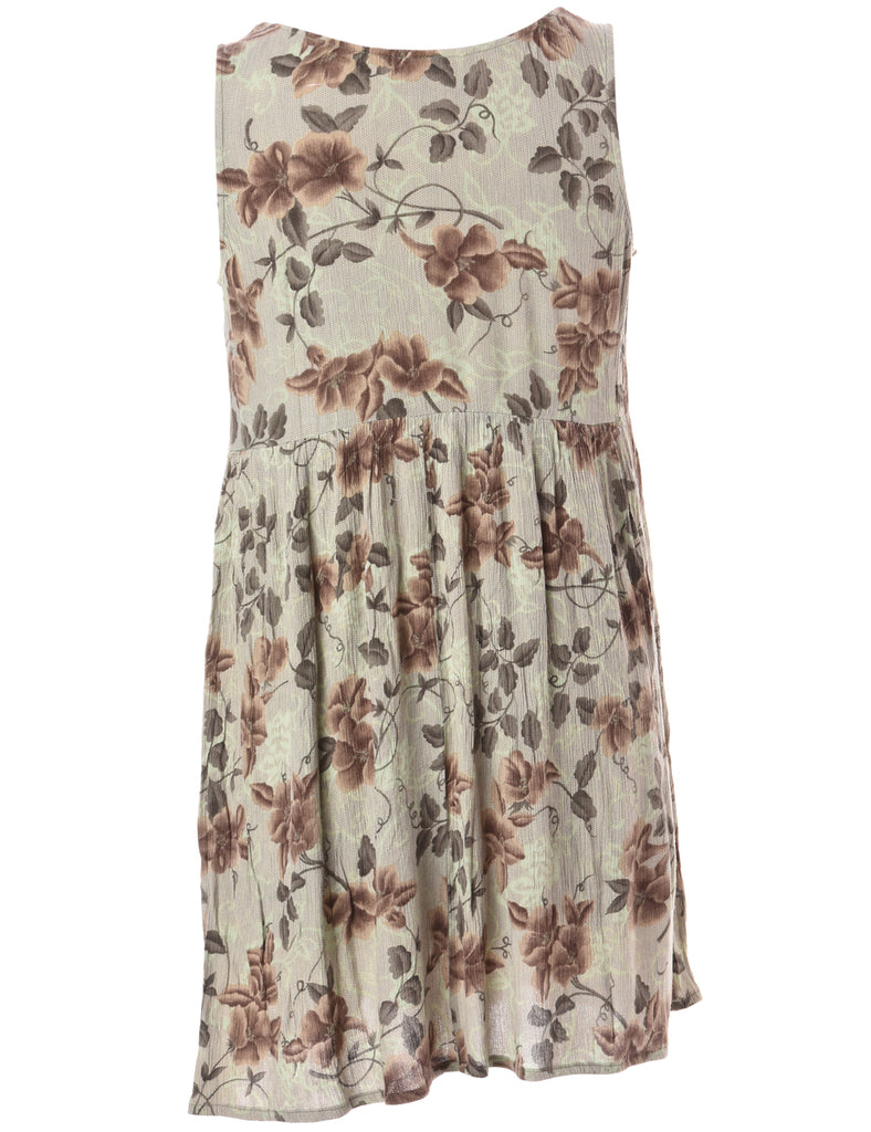 Beyond Retro Label Reowrked Floral Short Dress