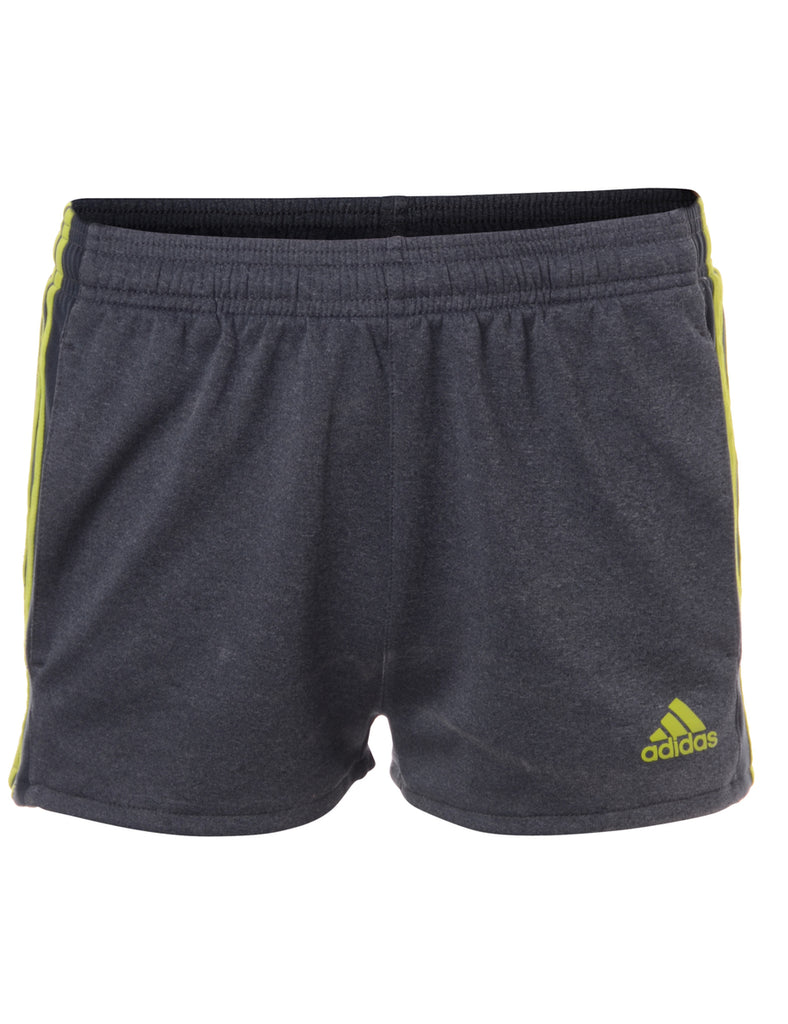 Beyond Retro Label Reworked Adidas Grey Sport Shorts