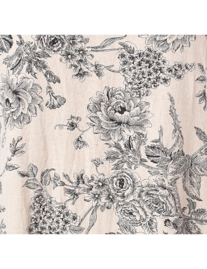 Beyond Retro Label Reworked Floral Print Short Dress